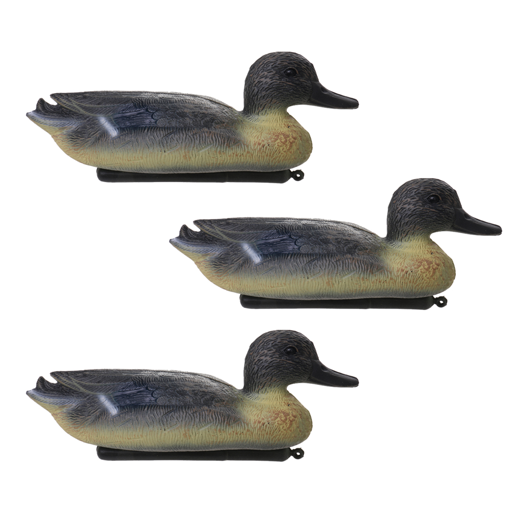 Decoy Duck Plastic - Высокореалистичная пластиковая приманка-утка для сада, плавающая,