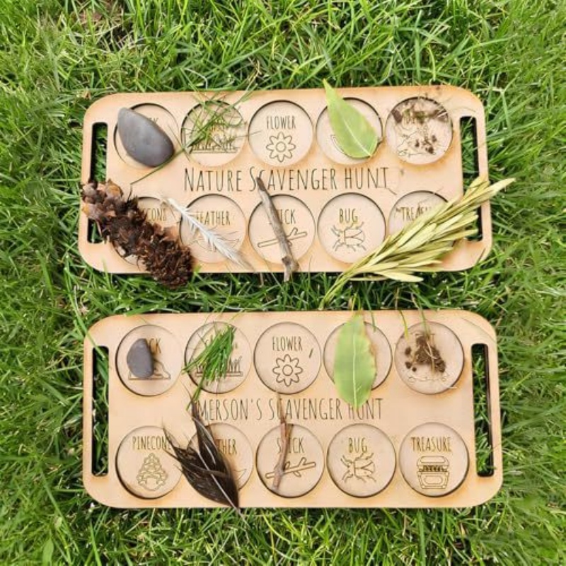 Outdoor Hunting Games For Kids - Портативная деревянная доска для поиска насекомых: