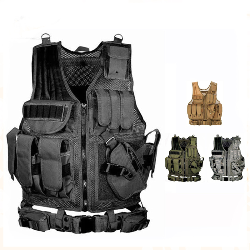 Hunting Outdoor Jacket - Регулируемый тактический жилет Molle, боевая защитная