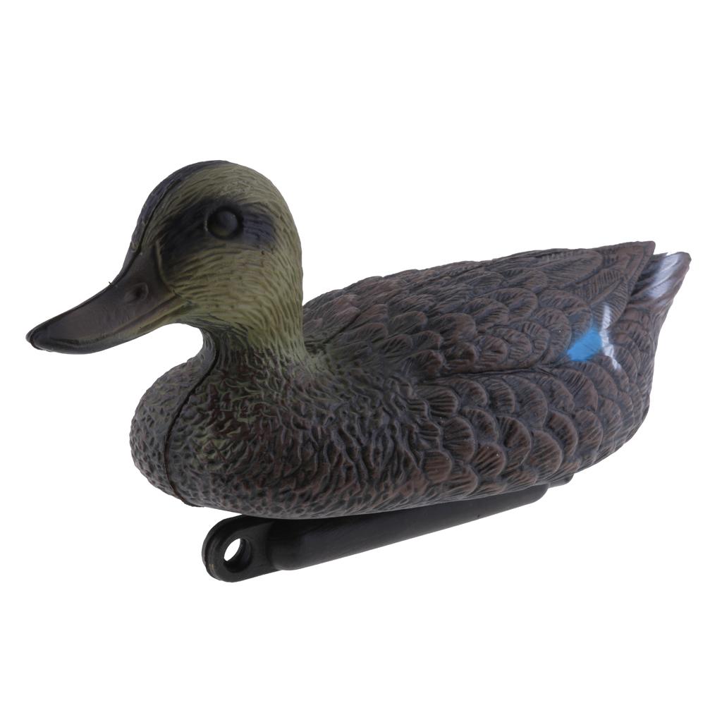 Decoy Duck Plastic - Полноразмерная пластиковая фигурка утки-мандарина, муляж птицы,