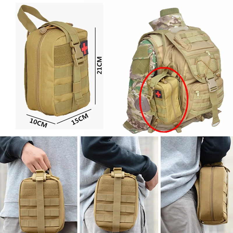 Hunting And Outdoor Supplies - Тактическая медицинская сумка Molle, отстегивающаяся сумка