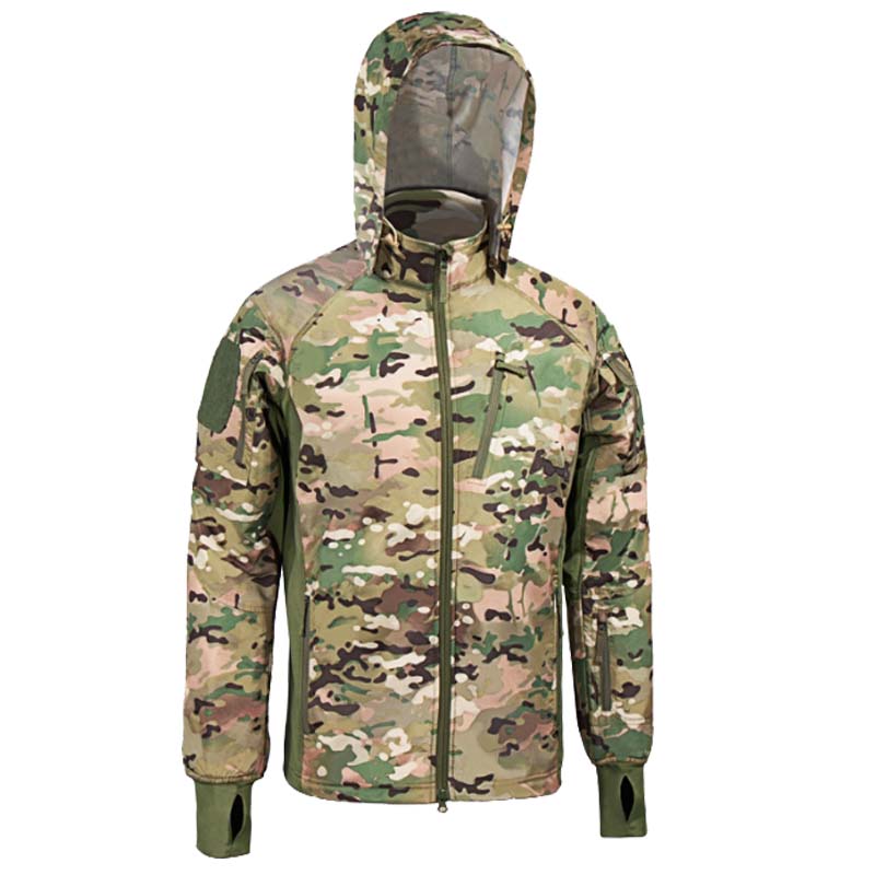 Outdoor Hunting Coat - Мужская тактическая куртка Softshell Multicam с