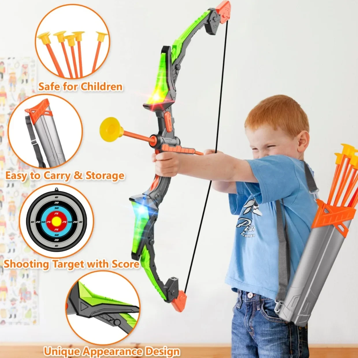 Лук и стрелы для детей, Детски – обзор и цена Outdoor Hunting Games For Kids