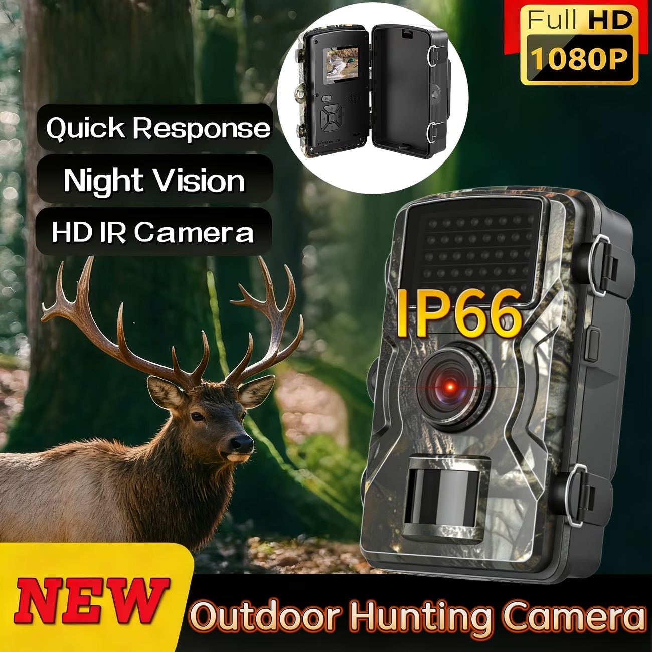 Уличная охотничья камера 1080P – обзор и цена Outdoor Hunting Camera Wireless
