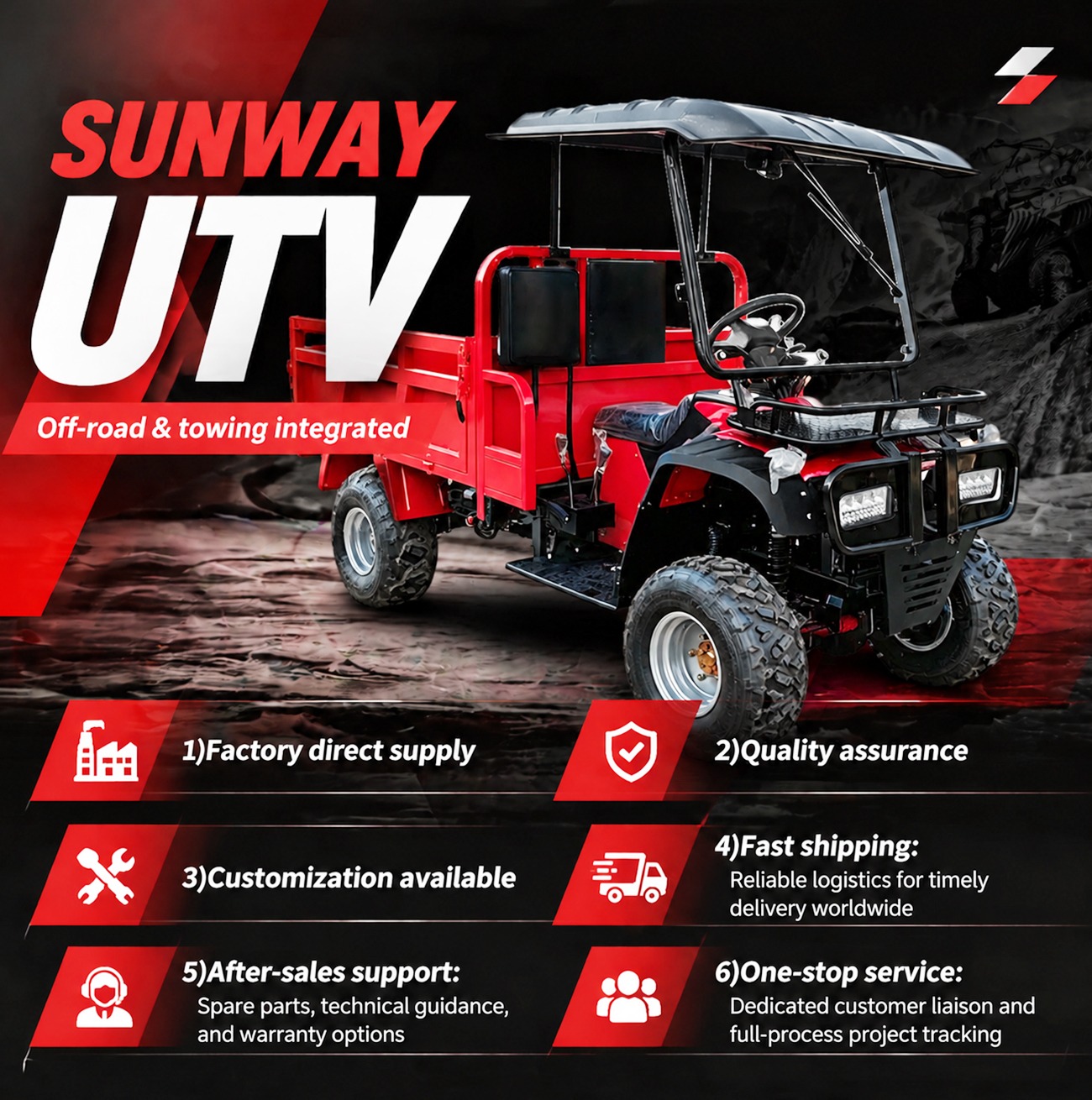 Индивидуальный грузовой утилит – обзор и цена Outdoor Hunting Vehicle