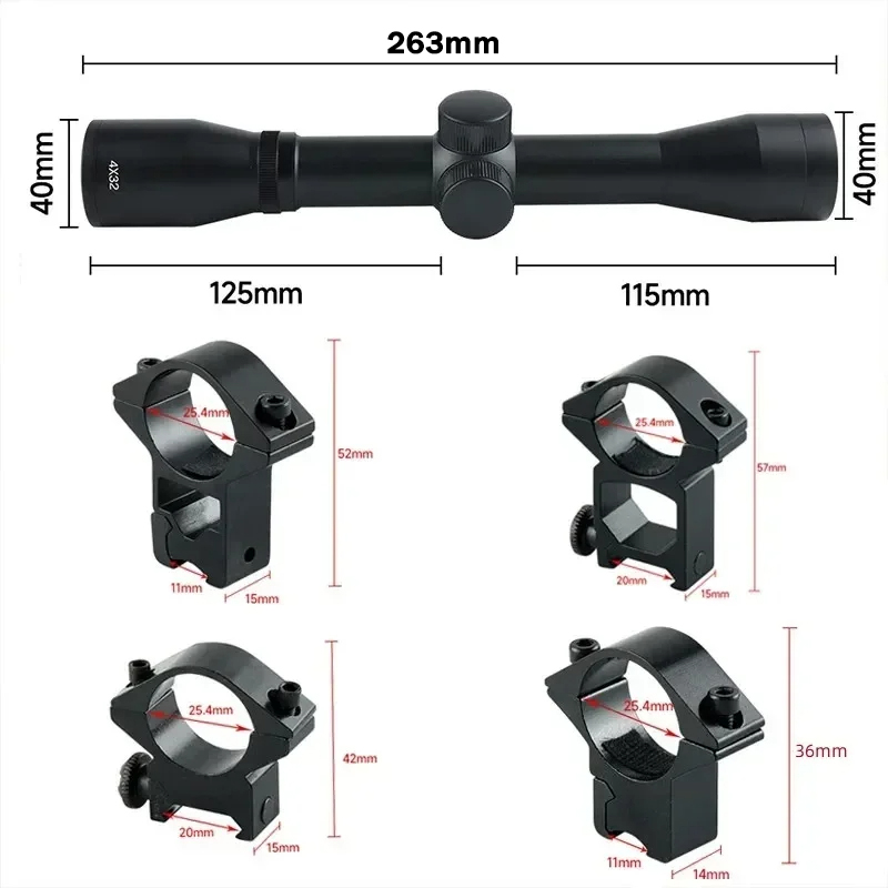 Тактический прицел 4x32 1.5-5x – обзор и цена Crossbow Scope Sight