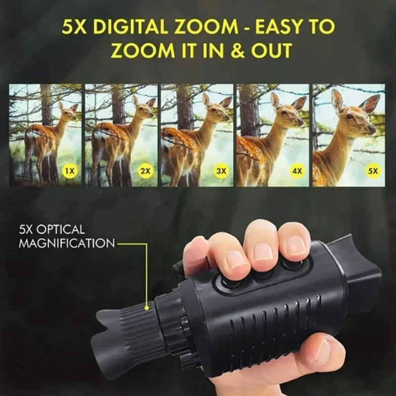 Цифровой монокуляр с 5-кратным – обзор и цена Outdoor Hunting Digital Night Vision