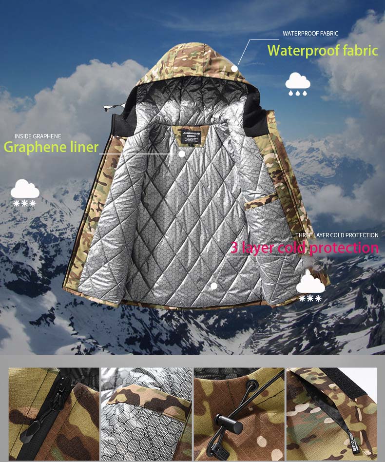 Мужские парки с подогревом, та – обзор и цена Outdoor Hunting Coat