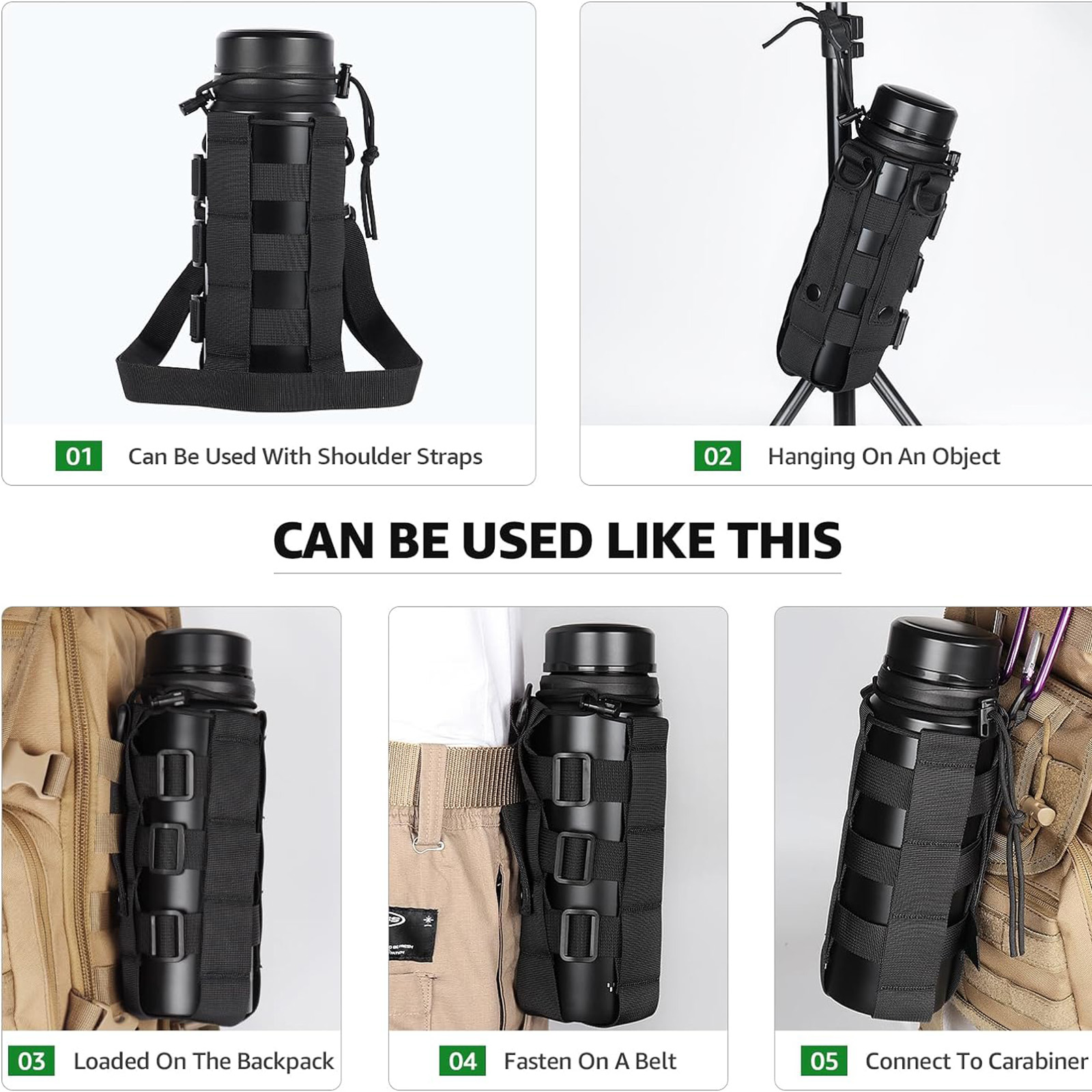 Мягкий держатель для бутылки M – обзор и цена Outdoor Hunting Backpack