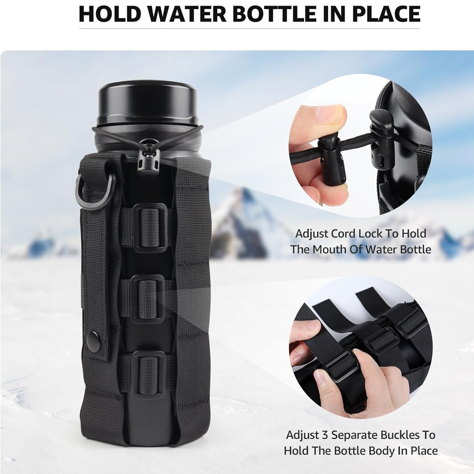 Мягкий держатель для бутылки M – обзор и цена Outdoor Hunting Backpack