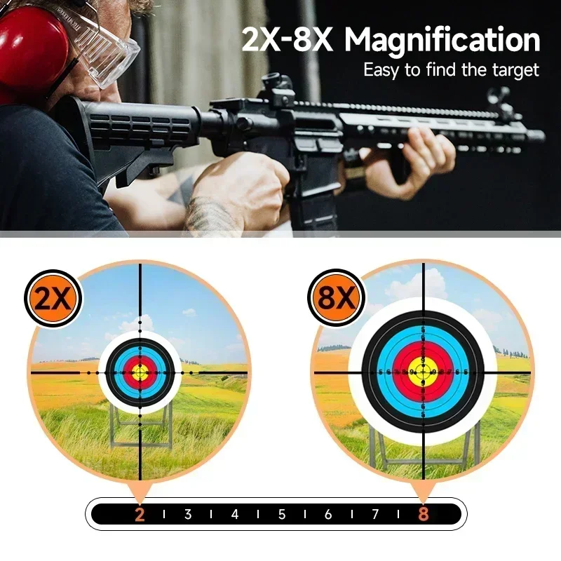 2-8x20IR охотничьи прицелы для – обзор и цена Crossbow Scope Sight
